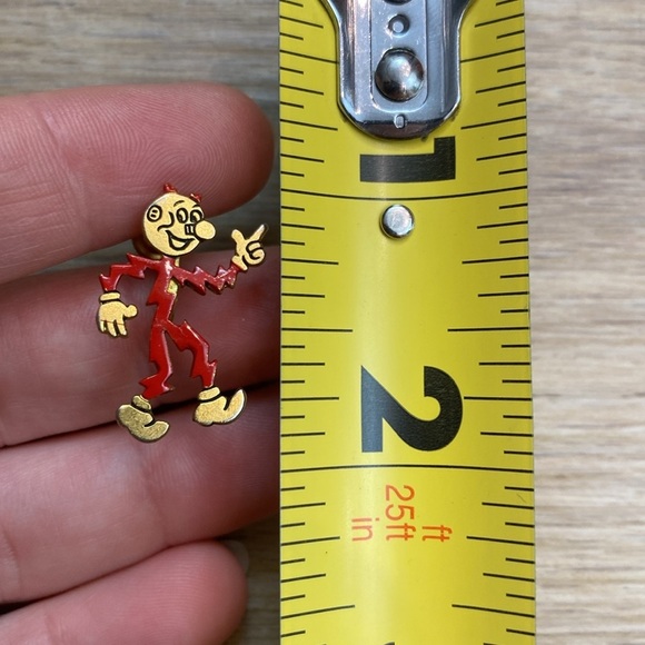 Vintage‎ Reddy Kilowatt Screwback Earrings - Picture 7 of 7